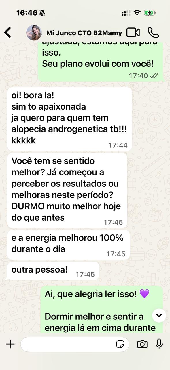Depoimento de cliente sobre rotina com a MenoBox